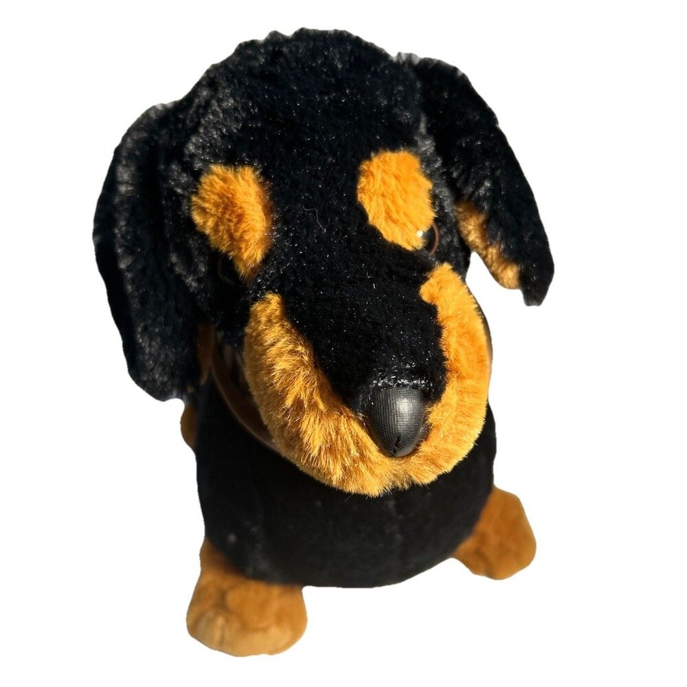 JAAG Scheel's Black and Tan Dachshund Plush 17” Long  Weenie Puppy Dog NWT